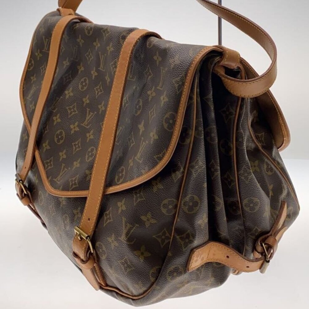 🔥EXTRA LARGE🔥 Authentic Louis Vuitton Saumur 43 Crossbody Shoulder Bag Boho - Picture 7 of 14